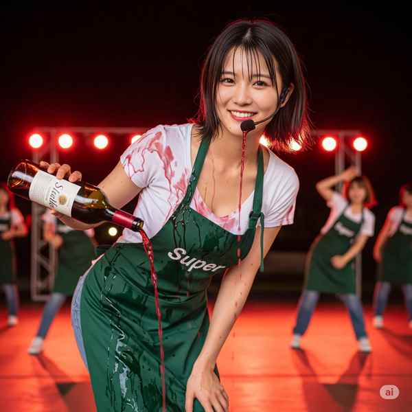 【ワイン編】無料AI画像 | アイドルグループのフリー写真30選05