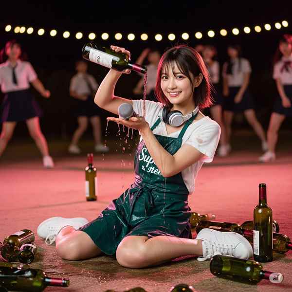 【ワイン編】無料AI画像 | アイドルグループのフリー写真30選011