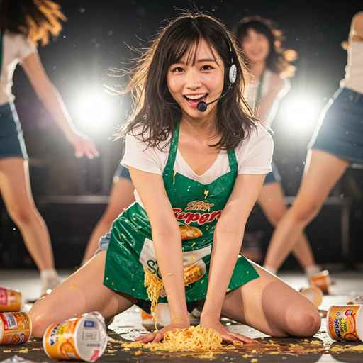 無料画像 AI画像 | アイドル アイドルグループ【カップラーメン編】のフリー写真30選023