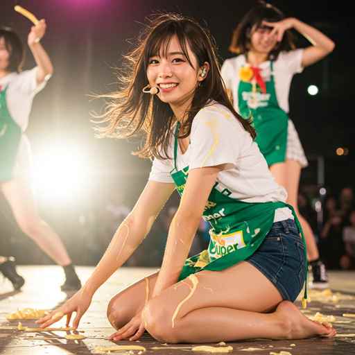 アイドル アイドルグループ （スーパー：マヨネーズ編）/AI画像生成/無料プロンプト/AI画像023