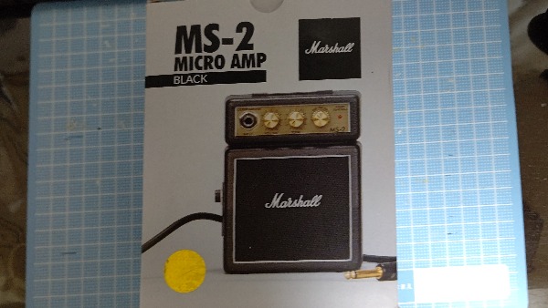 持ち運び便利なマーシャルアンプ『MS-2 MICROAMP』を購入してみた