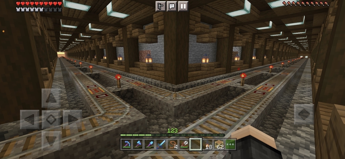 マイクラpe 地下鉄の紹介 和風 ツッキャオの和風な街づくり マイクラ統合版
