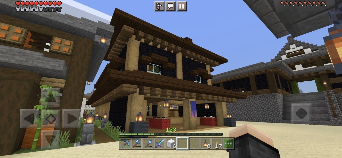 羊毛自動回収 便利な羊毛屋さんの作り方 マイクラpe ツッキャオの和風な街づくり マイクラ統合版