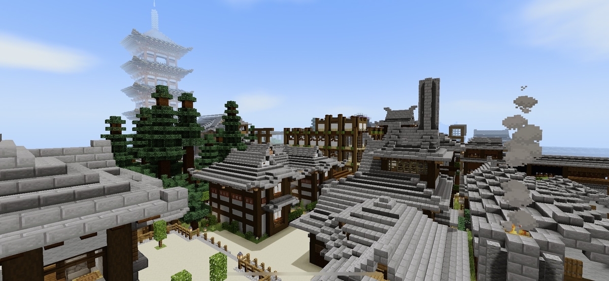 ツッキャオの和風な街づくり マイクラ統合版