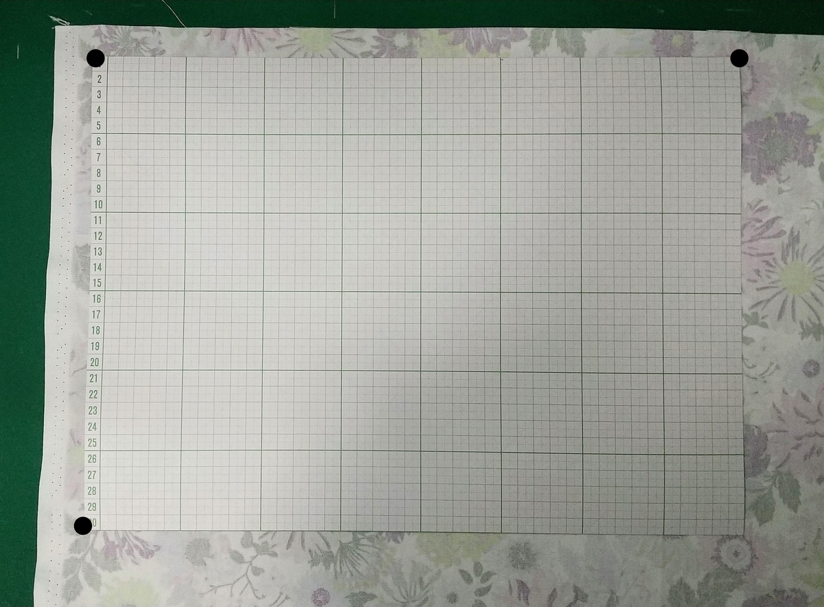 布を裁断する