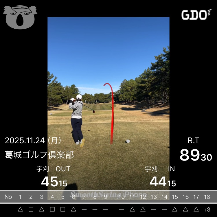 2025年11月24日のスコア記録