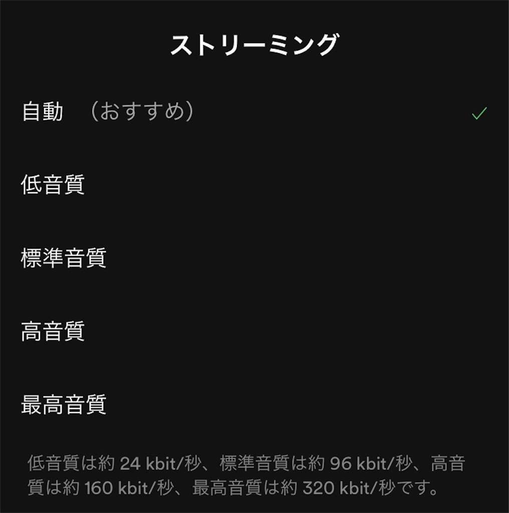 Spotify 音質