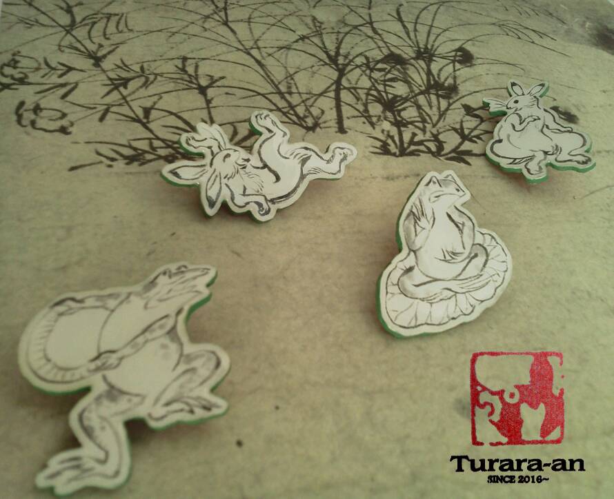 鳥獣戯画について ついでにハンドメイド 作品をこそっとお披露目 つらら庵日和