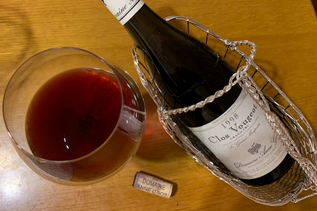 アンヌ・グロ クロ・ヴージョ 2005&1998年飲み比べ - Bon Vin