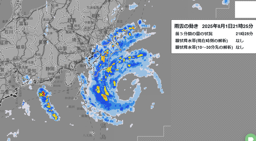 台風9号が東海上をかすめる - 気象予報士2670号(金子大輔)の天気・気象大博物館