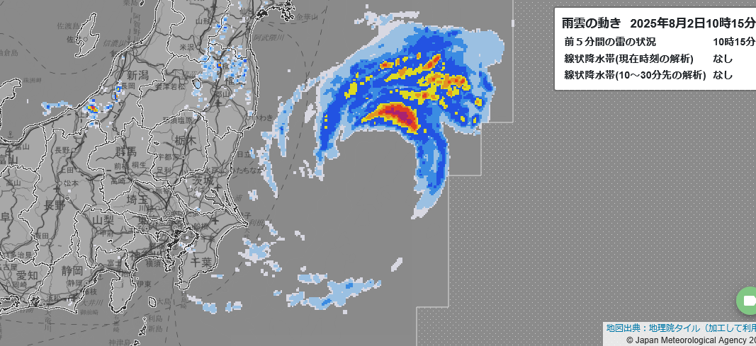 台風9号が東海上をかすめる - 気象予報士2670号(金子大輔)の天気・気象大博物館