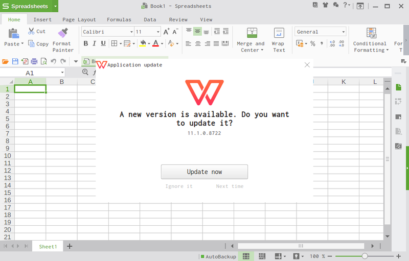 WPS_Officeのウィンドウ