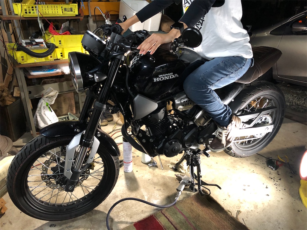 HONDA CB190SS リアキャリア（ホンダ CB190SSのご紹介＆ウィンター 