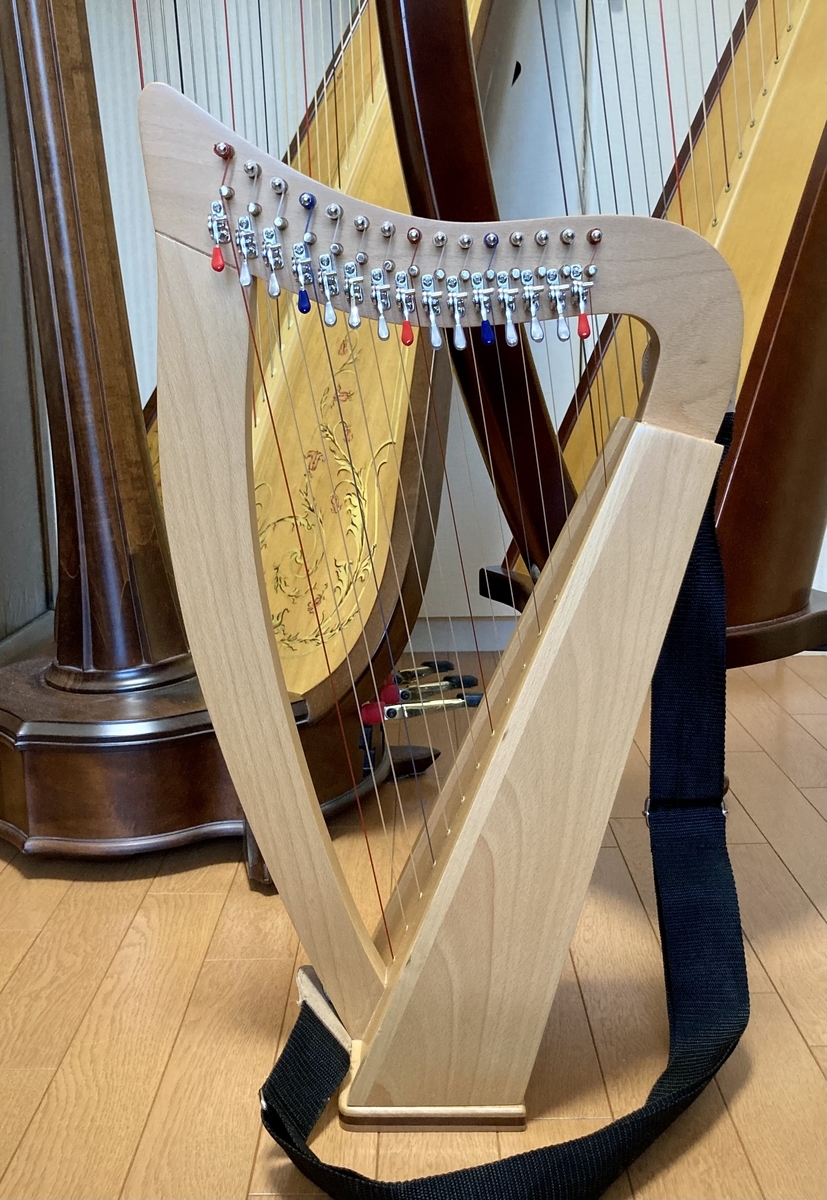 クリスハープ 15弦 パッションホワイト GINZA JUJIYA Chris Harp