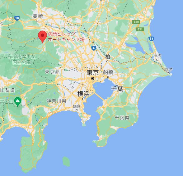 満願ビレッジオートキャンプ場　MAP