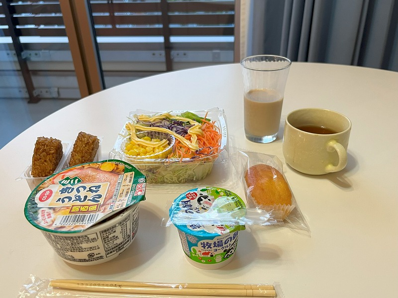 父島　朝食