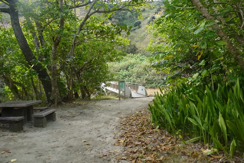 父島　八瀬橋へ
