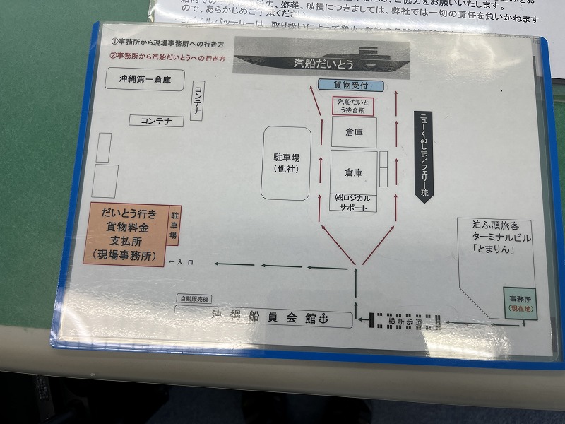 だいとう 乗船場所