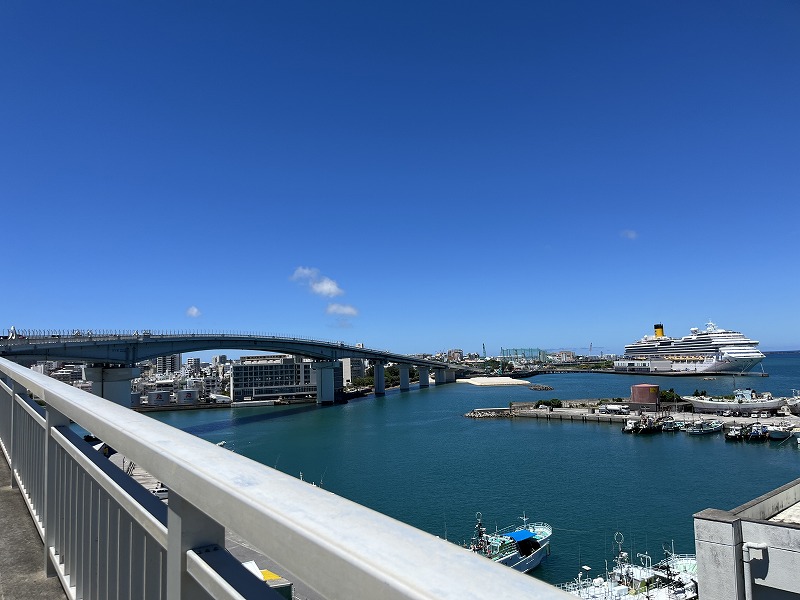 泊大橋 橋上