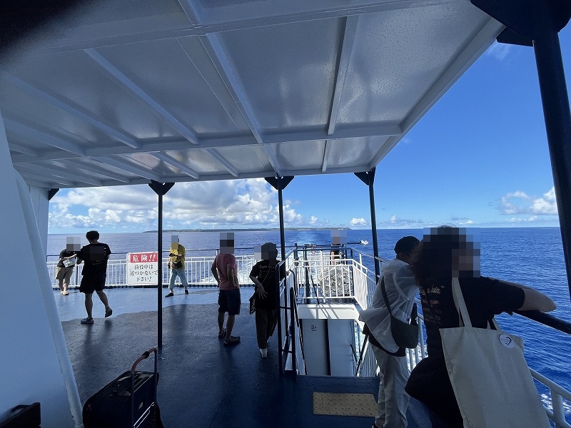 定期船だいとう　南大東島→北大東島
