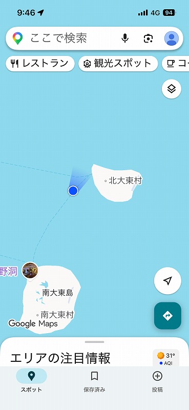 定期船だいとう　位置