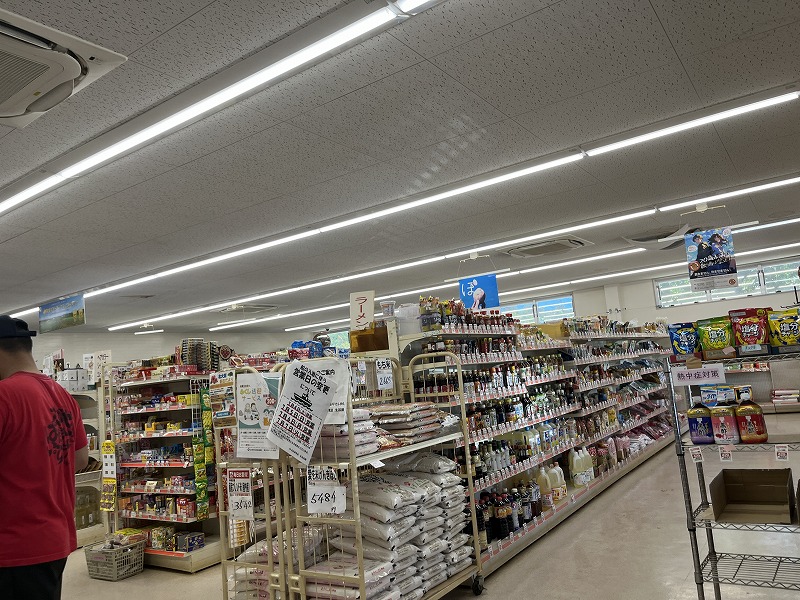 北大東島　JAおきなわ店内
