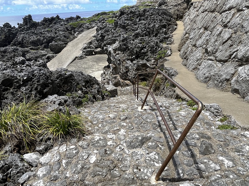 北大東島 沖縄海 階段