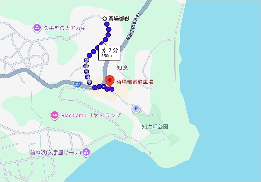 斎場御嶽 mAP