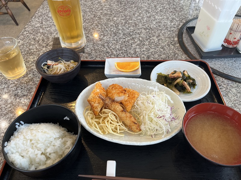 南大東島　ホテルよしざと　レストラン　夕食