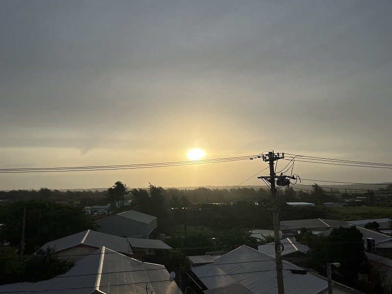 南大東島　ホテルよしざと　朝日