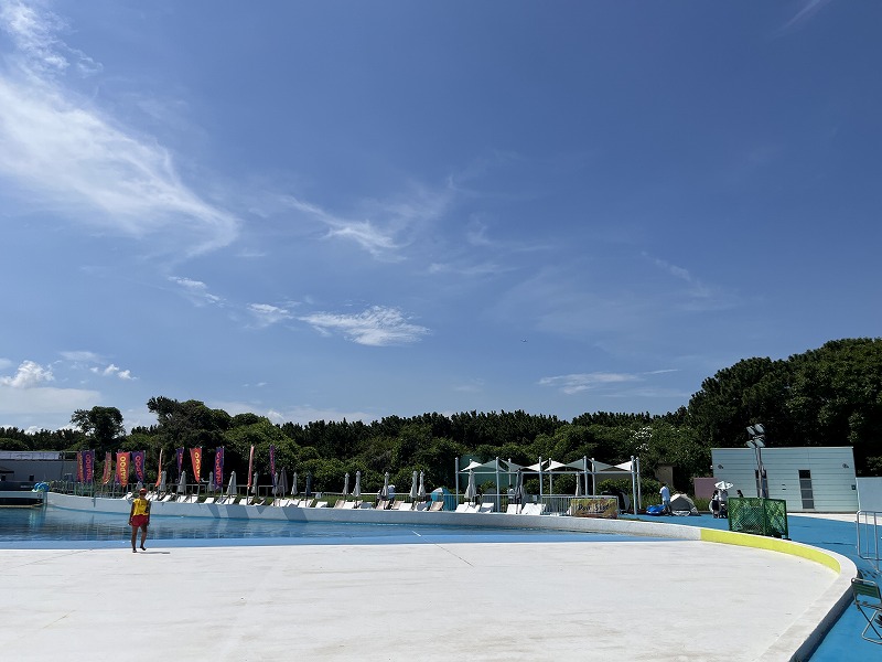 稲毛海浜公園プール　ペアシート