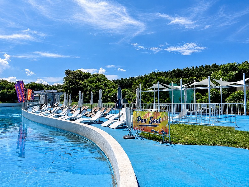 稲毛海浜公園プール　ペアシート