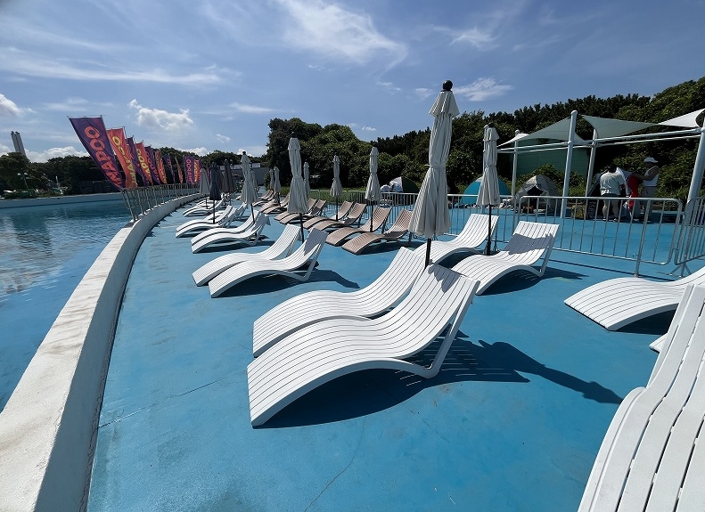 稲毛海浜公園プール　ペアシート