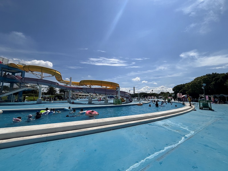 稲毛海浜公園プール　流れるプール