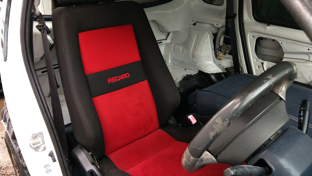 Kei ワークス 純正レカロシート運転席 助手席セット  RECARO 赤/黒 Kei ワークス 純正レカロシート 運転席 助手席 セット（Kei