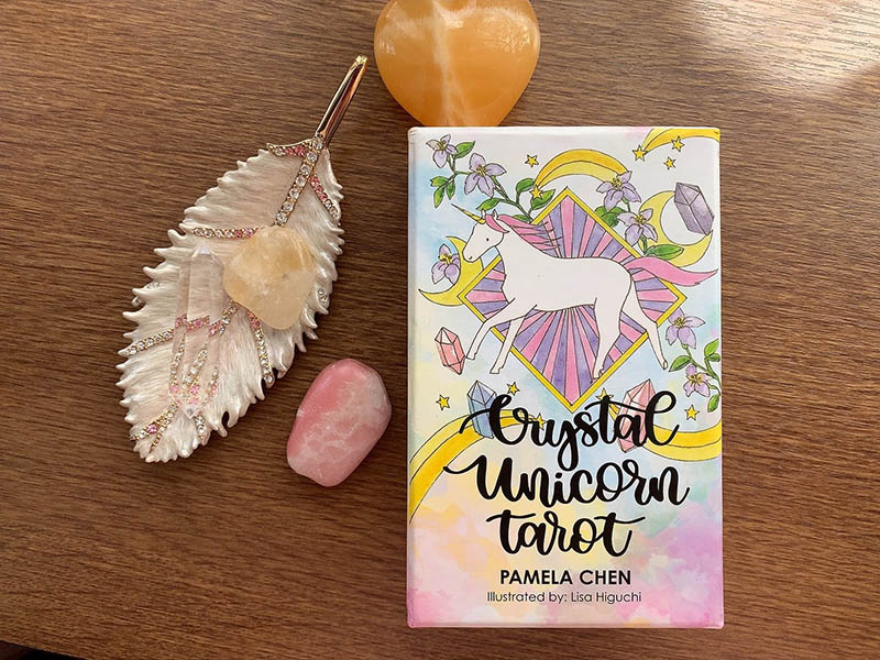 Crystal Unicorn Tarot 英語版解説書付き Purple Moon - Crystal Unicorn Tarot