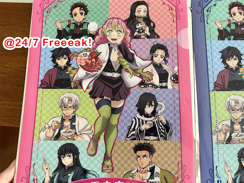 全種 鬼滅の刃 牛角 コラボ 描き下ろし クリアファイル タグ ピック ≪牛角×鬼滅の刃》小学生以下は必ずもらえるコラボ限定オリジナル