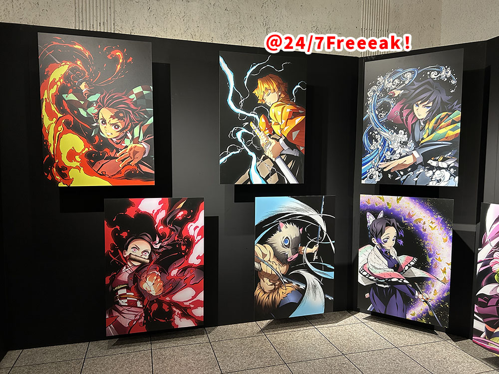 鬼滅の刃　全集中展　刀鍛冶の里編　柱稽古編　大阪会場　大丸梅田　愛知会場　松坂屋名古屋　ご当地グッズ　ufotable cafe TOGO 転売ヤー　展示　グッズ　ランダム
