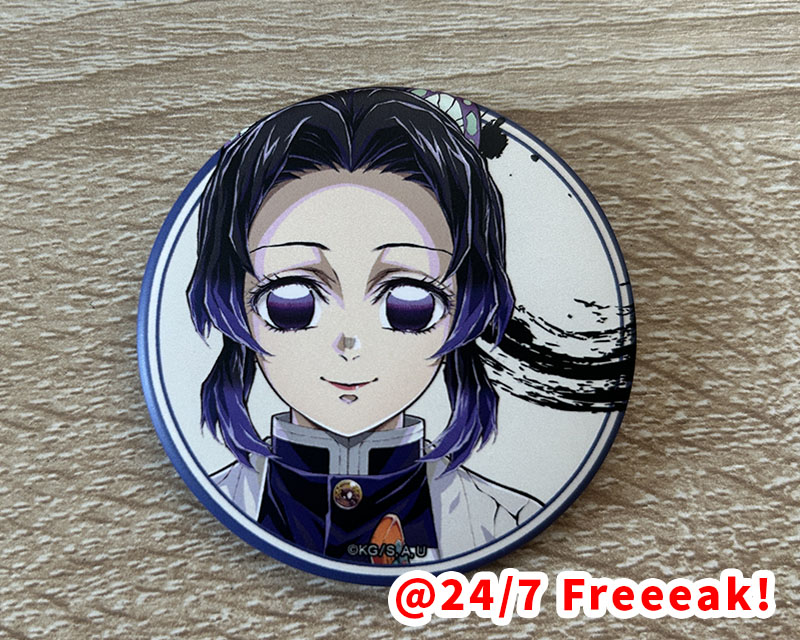 鬼滅の刃 柱展 マット 缶バッジ 胡蝶 しのぶ / 宇髄 天元 グッズ情報【柱百景】｜アニメ「鬼滅の刃」 柱展 －そして無限城