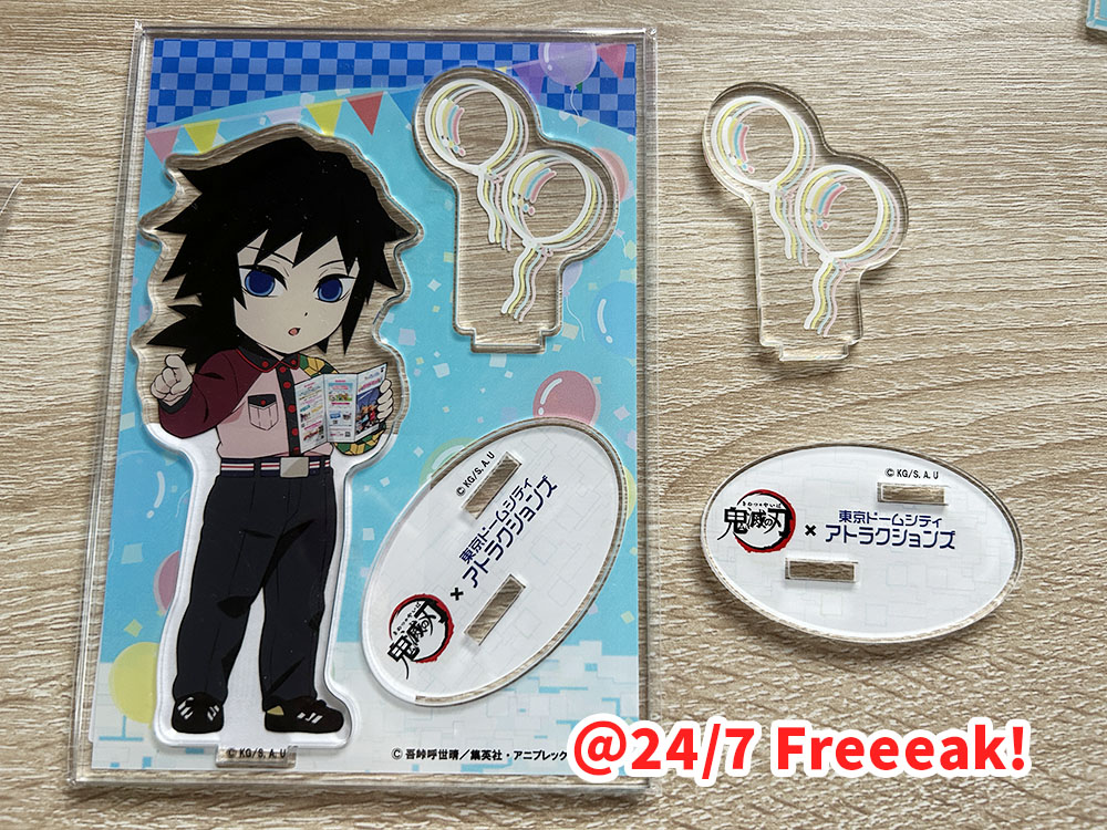 鬼滅 TDCA 東京ドームシティアトラクションズ コラボ アクリルスタンド アクリルマスコット アクスタ 冨岡義勇 胡蝶しのぶ 2025年 無限城編第一章 猗窩座再来