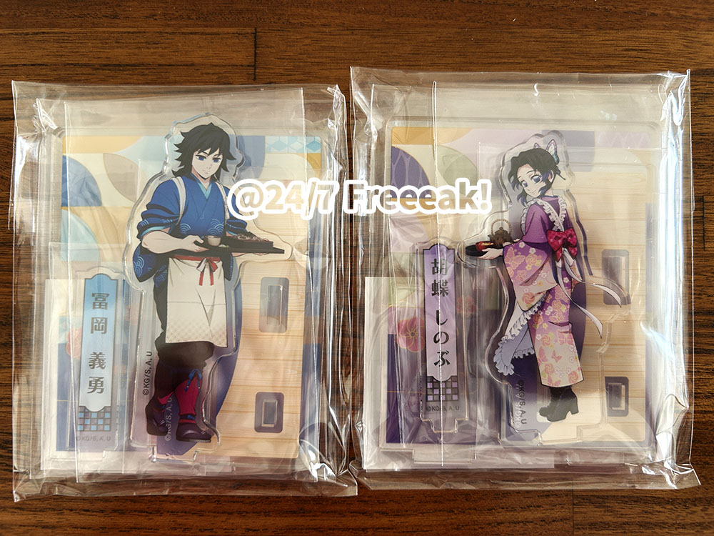 鬼滅の刃　胡蝶しのぶ　セブンネット限定　背景付アクリルスタンドジオラマ 鬼滅の刃 胡蝶しのぶ セブンネット限定 背景付アクリルスタンド