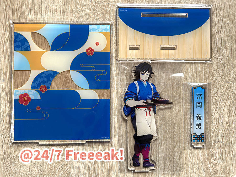鬼滅×セブンイレブン】義勇・しのぶアクスタ正規品レビュー＆サイズ