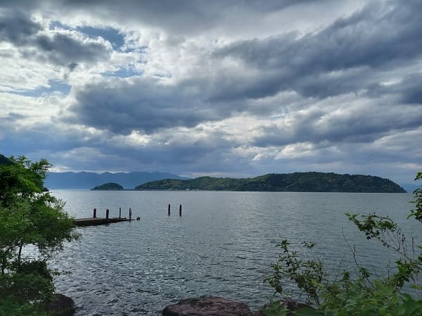琵琶湖の沖島
