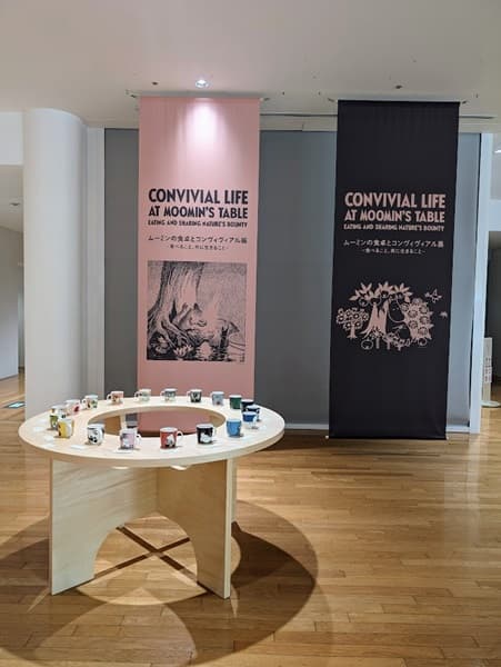 【CONVIVIAL LIFE at MOOMIN 'S TABLE】～ムーミンの食卓とコンヴィヴィアル展～の展示風景