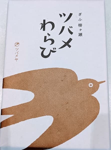 ツバメ柄の包装紙