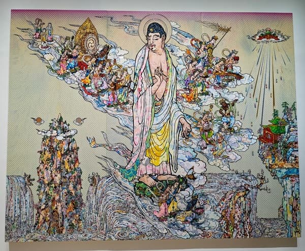 村上隆の作品「見返り 来迎図」