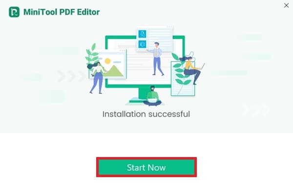 MiniTool PDF Editorのダウンロード表示