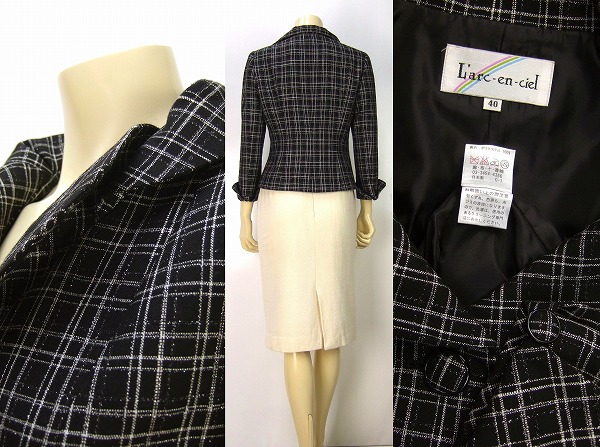 訳あり超特価の通販 高級婦人服レーベル「L'Arc-en-Ciel」って？ 怒なしメガネをかけて - ジャケット・アウター