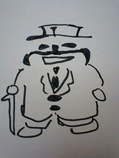@msng こんな感じの恰幅のいい紳士に見えます。原型とどめてないけど。