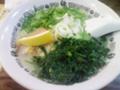 [yukogets][ラーメン]錦糸町 よりみち屋 ア オサ入鶏パイタン麺 680 円